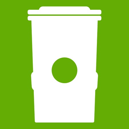 Trash can icon greenのイラスト素材
