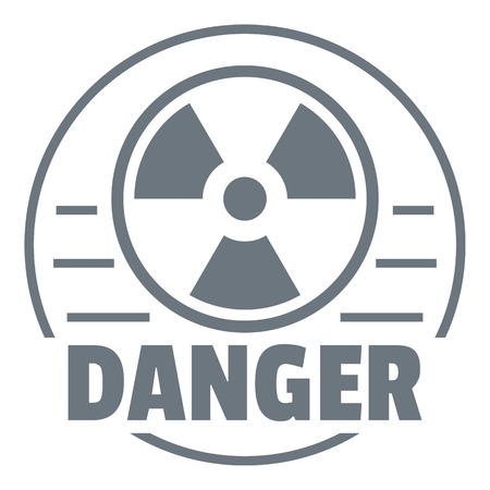 Radiation logo. Simple illustration of radiation vector logo for webのイラスト素材