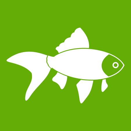 Fish icon greenのイラスト素材