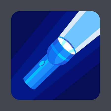 Flashlight concept background, cartoon styleのイラスト素材