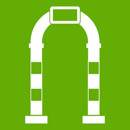 Arch icon green Vector illustration.のイラスト素材