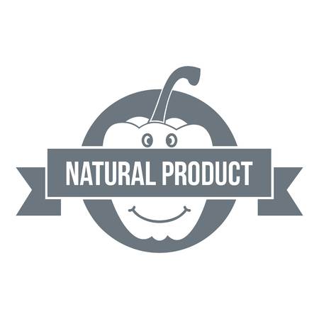 Pepper logo. Simple illustration of pepper vector logo for webのイラスト素材