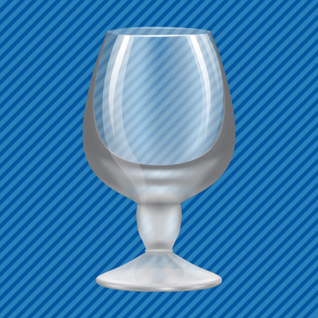 Brandy glass concept background, realistic styleのイラスト素材