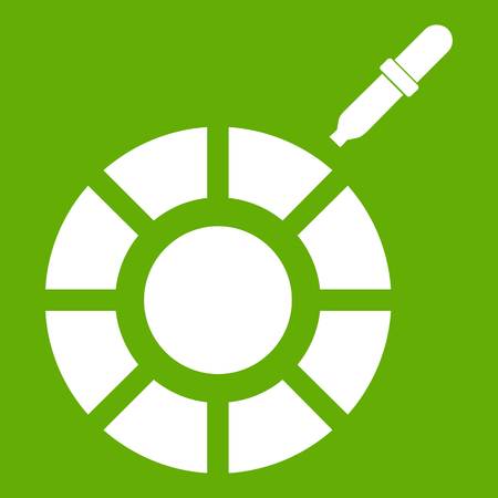 Color picker icon greenのイラスト素材