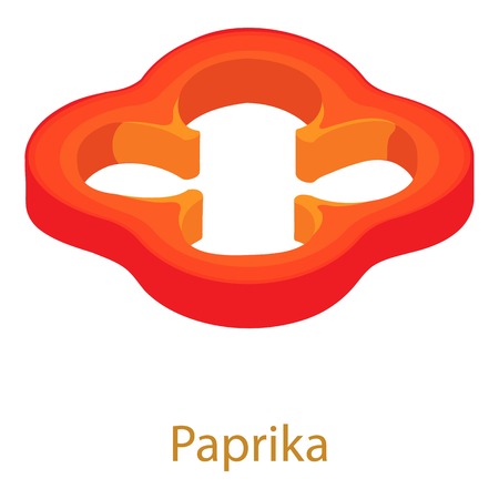 Paprika icon, isometric 3d styleのイラスト素材