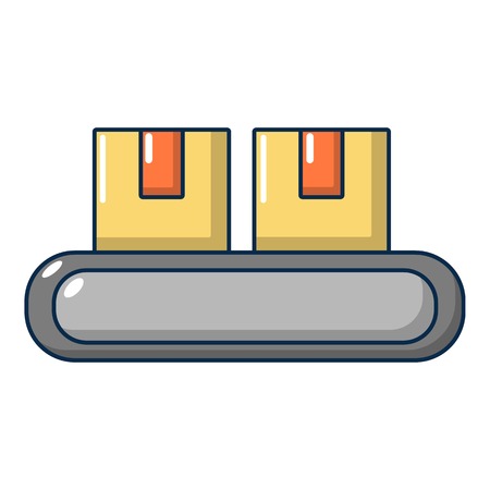 Airport tape icon, cartoon styleのイラスト素材