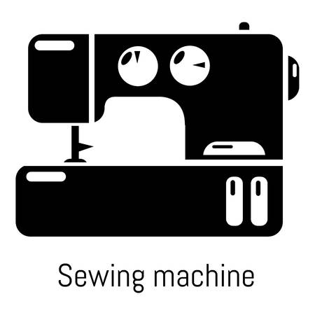 Sewing machine icon. Simple illustration of sewing machine vector icon for webのイラスト素材