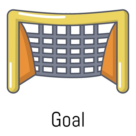 Goal soccer icon, cartoon styleのイラスト素材