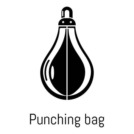 Punching bag icon. Simple illustration of punching bag vector icon for webのイラスト素材