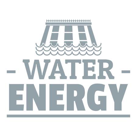Drop water energy logo. Simple illustration of drop water energy vector logo for webのイラスト素材