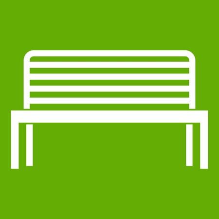 Bench icon white icon.のイラスト素材