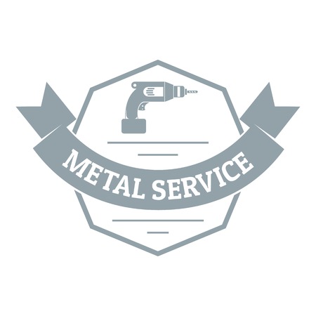 Metal service logo, vintage styleのイラスト素材