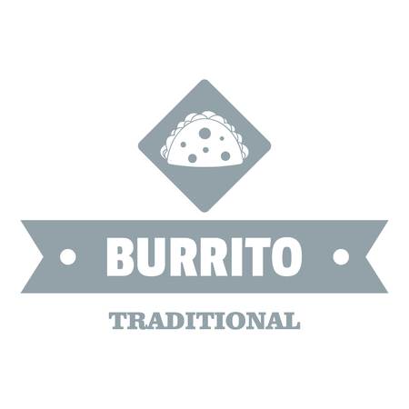 Burrito   simple gray styleのイラスト素材