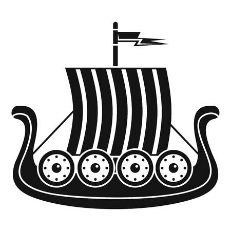 Sail icon, simple styleのイラスト素材