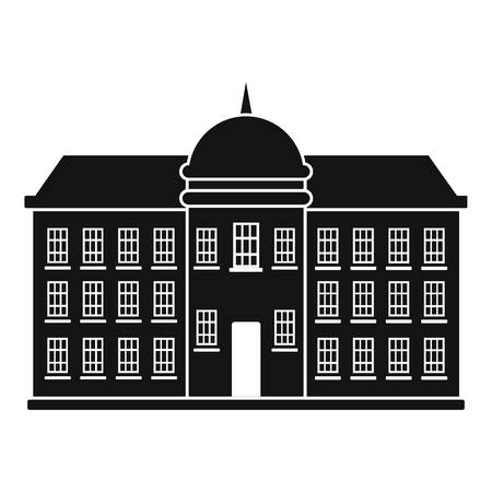 Capital building icon. Simple illustration of capital building vector icon for webのイラスト素材