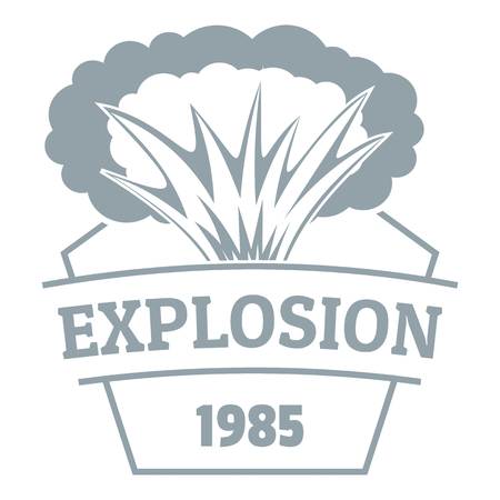 Fire explosion logo. Simple illustration of fire explosion vector logo for webのイラスト素材