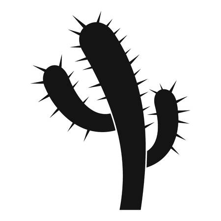 Cactus icon. Simple illustration of cactus vector icon for webのイラスト素材