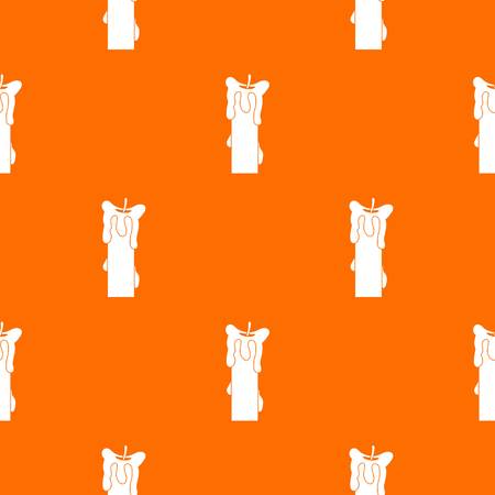 Extinguished candle pattern seamlessのイラスト素材