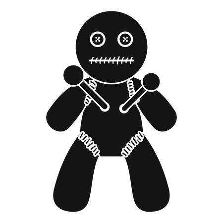 Voodoo icon, simple styleのイラスト素材