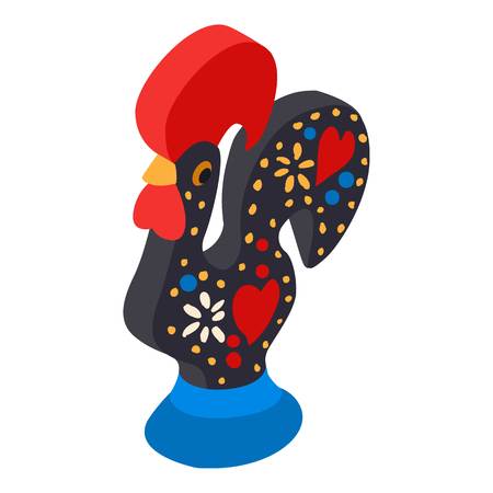 Whistle toy icon, isometric styleのイラスト素材