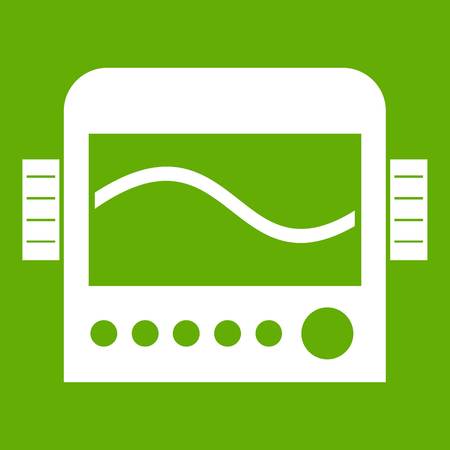 Chemical device icon greenのイラスト素材