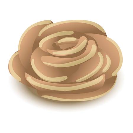 Flower coral icon. Cartoon illustration of flower coral vector icon for webのイラスト素材