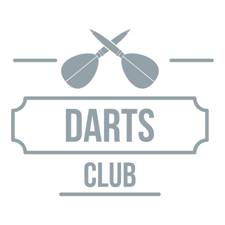 Darts, simple gray styleのイラスト素材
