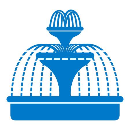 Fountain icon. Simple illustration of fountain vector icon for webのイラスト素材