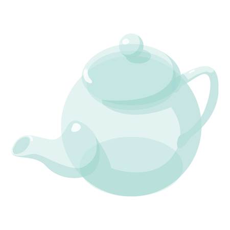 Kettle glass icon. Isometric illustration of kettle glass vector icon for webのイラスト素材