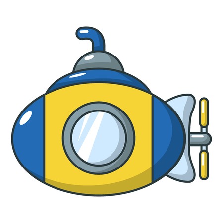 Submarine icon, cartoon styleのイラスト素材