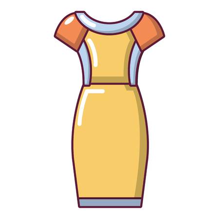 Dress icon. Cartoon illustration of dress vector icon for webのイラスト素材