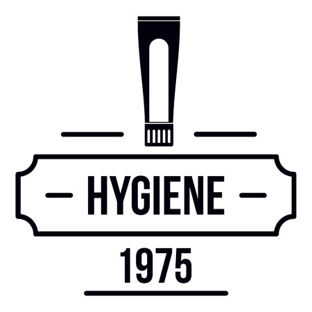 Hygiene logo, simple black styleのイラスト素材
