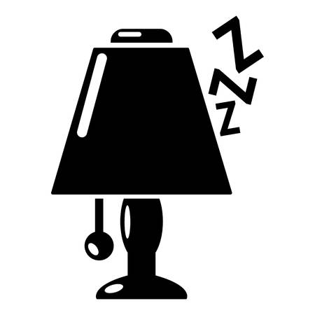 Lamp icon. Simple illustration of lamp vector icon for webのイラスト素材