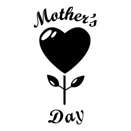 Mom day icon. Simple illustration of mom day vector icon for webのイラスト素材