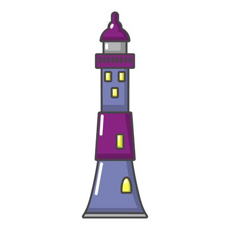 Tower icon. Cartoon illustration of tower vector icon for webのイラスト素材
