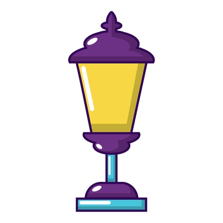 Lantern icon. Cartoon illustration of lantern vector icon for web.のイラスト素材