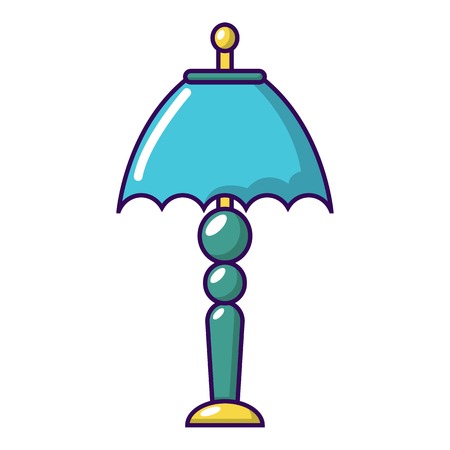 Bedroom lamp icon, cartoon styleのイラスト素材