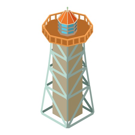 Lighthouse security icon.のイラスト素材