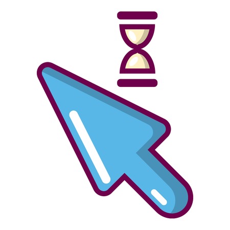 Cursor icon, cartoon styleの写真素材
