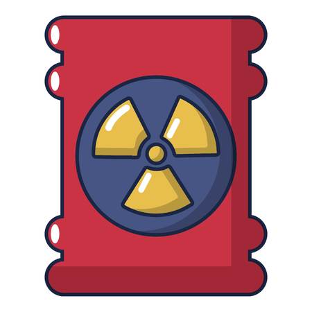 Barrel danger icon cartoon style.のイラスト素材