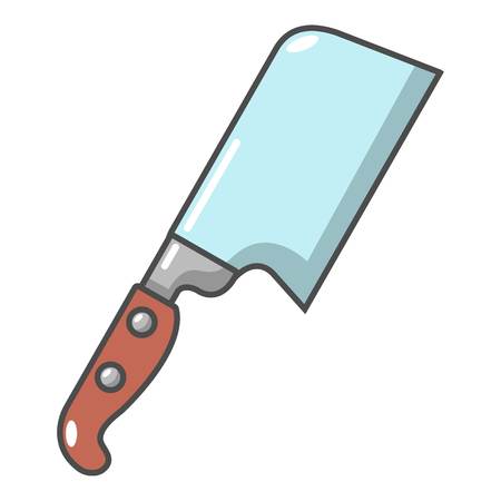 Knife meat icon cartoon styleのイラスト素材