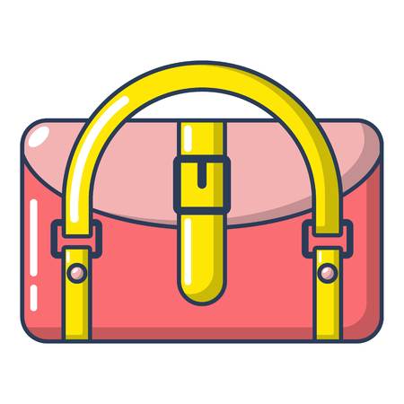 Travel bag destination icon. Cartoon illustration of travel bag destination vector icon for webのイラスト素材