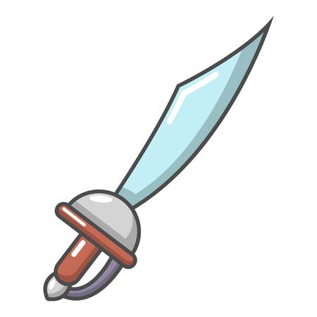 Sword turkey icon, cartoon styleのイラスト素材