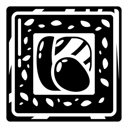 Sushi traditional icon. Simple illustration of sushi traditional vector icon for web.のイラスト素材