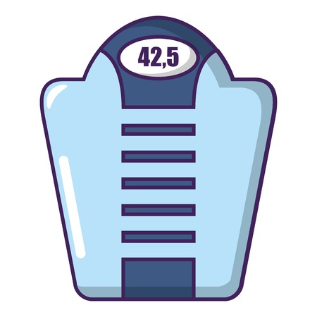 Floor scale icon. Cartoon illustration of loor scale vector icon for web.のイラスト素材