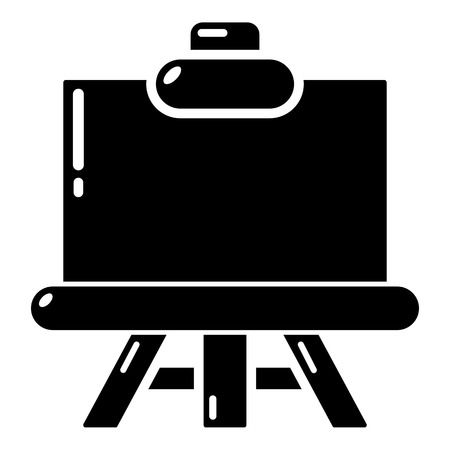 Canvas icon, simple black style.のイラスト素材