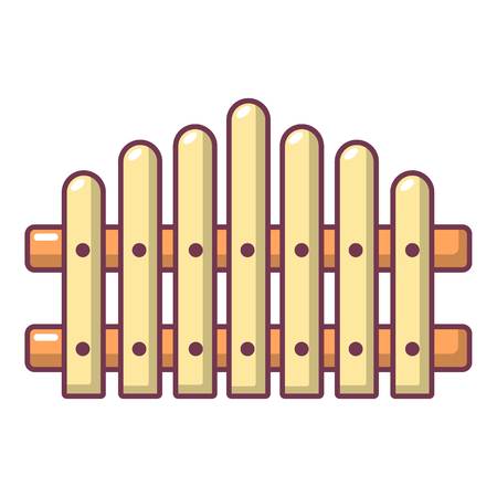 Palisade icon. Cartoon illustration of palisade vector icon for web.のイラスト素材