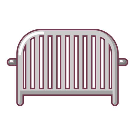 Fence speech icon. Cartoon illustration of fence speech vector icon for web.のイラスト素材