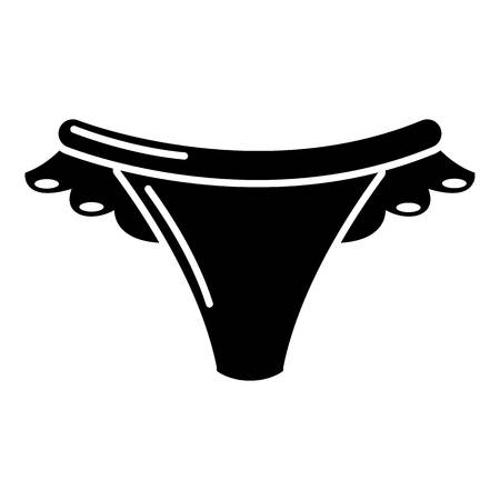 Underpants icon, simple black styleのイラスト素材