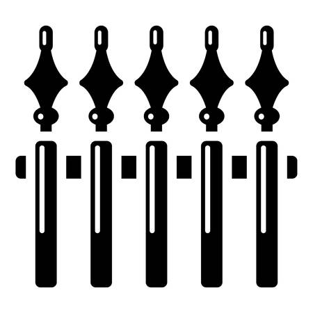 Guardrail icon. Simple illustration of guardrail vector icon for webのイラスト素材